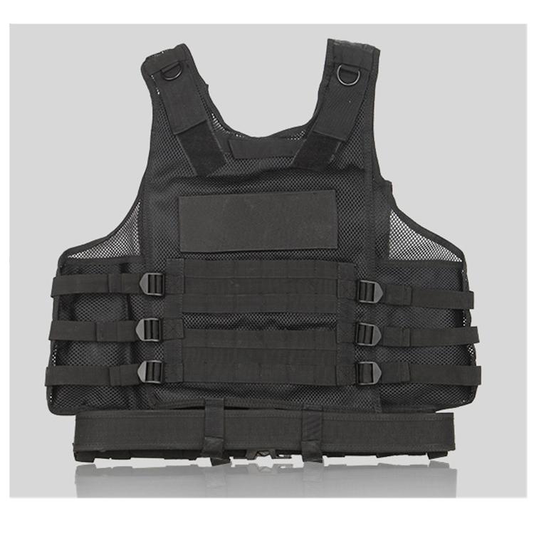 Breathable Military Training Green Mesh Molle Tactical Vest for Outdoor Hunting