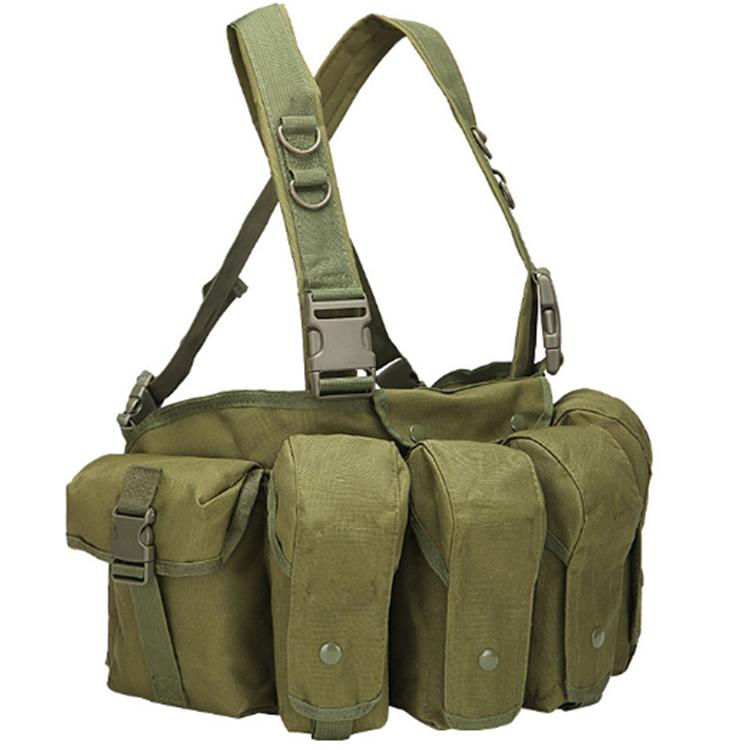 Multi-functional tactical military vest for outdoor training