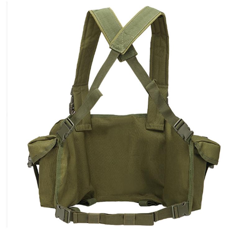 Multi-functional tactical military vest for outdoor training