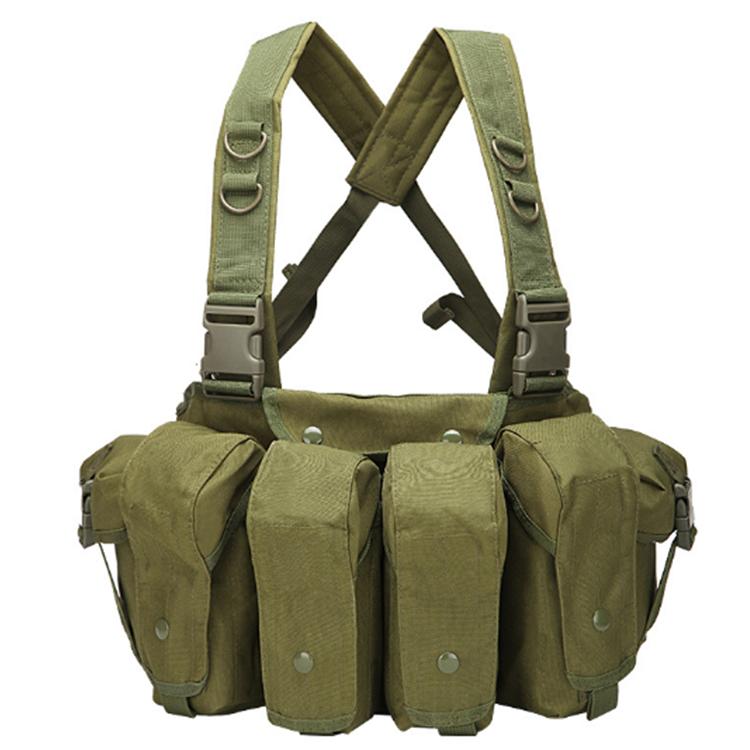 Multi-functional tactical military vest for outdoor training