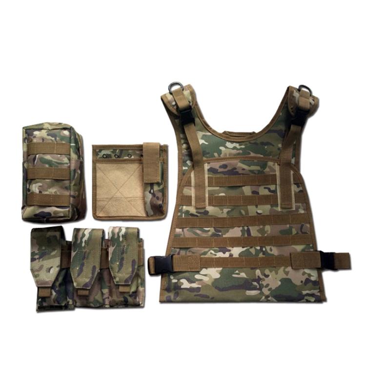 Outdoor Army Military Police Tactical Army Vest Bag Jacket with Magazine Pouch