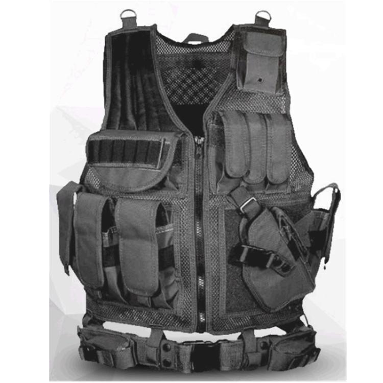 Outdoor Breathable Adjustable Military Army Combat Training Tactical Vest for Adult