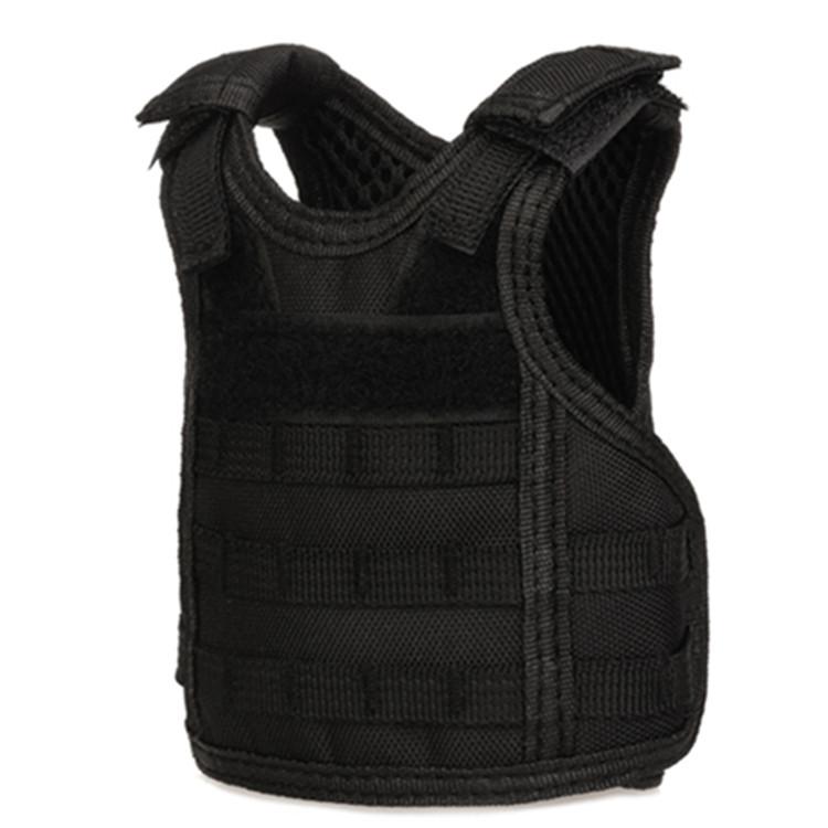Tactical Miniature Vest Molle Adjustable Beverage Holder for 12oz or 16oz Cans or Bottles