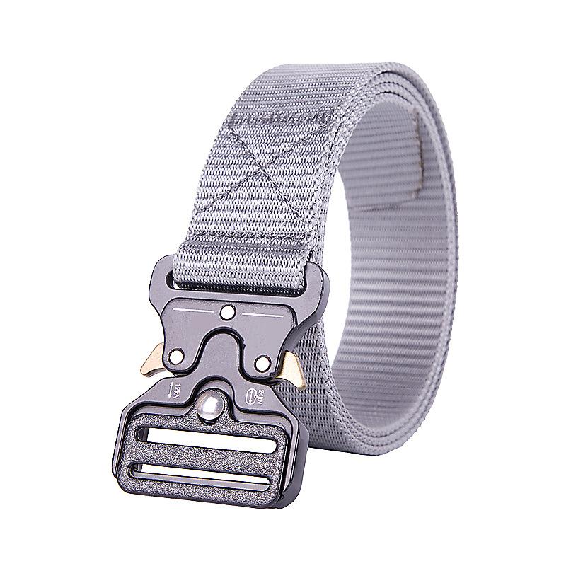 In stock custom Durable white Nylon army military tactical belt