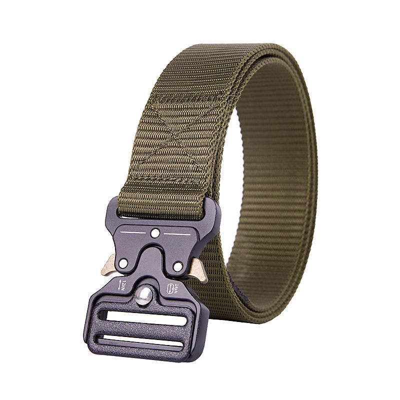 In stock custom Durable white Nylon army military tactical belt