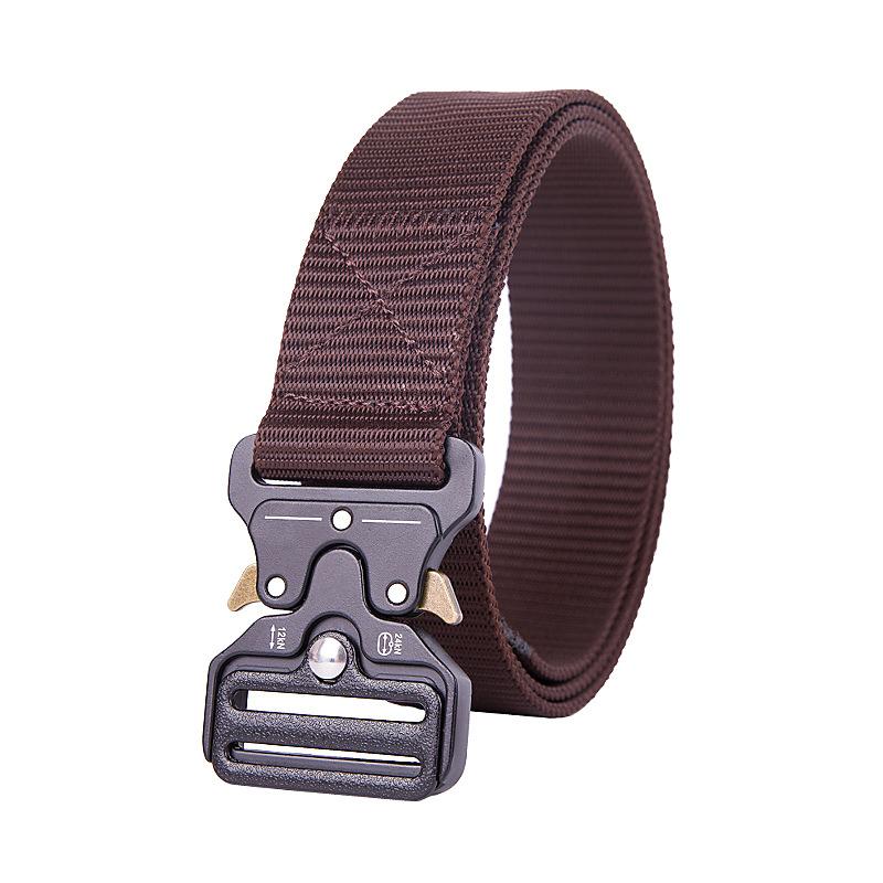 In stock custom Durable white Nylon army military tactical belt