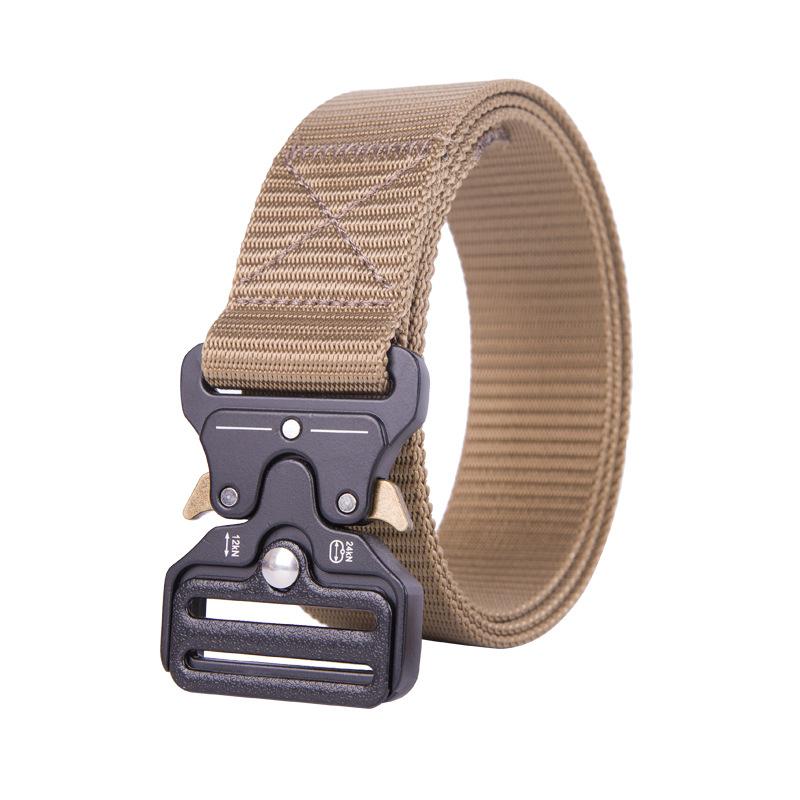 In stock custom Durable white Nylon army military tactical belt