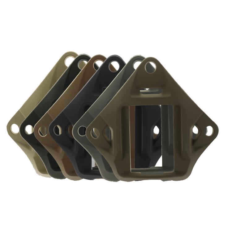 Aluminium Tactical helmet Accessories VAS Shroud with 3-hole pattern Fit ACH,MICH ,PASGT Lightweight Marine helmets NVG mount