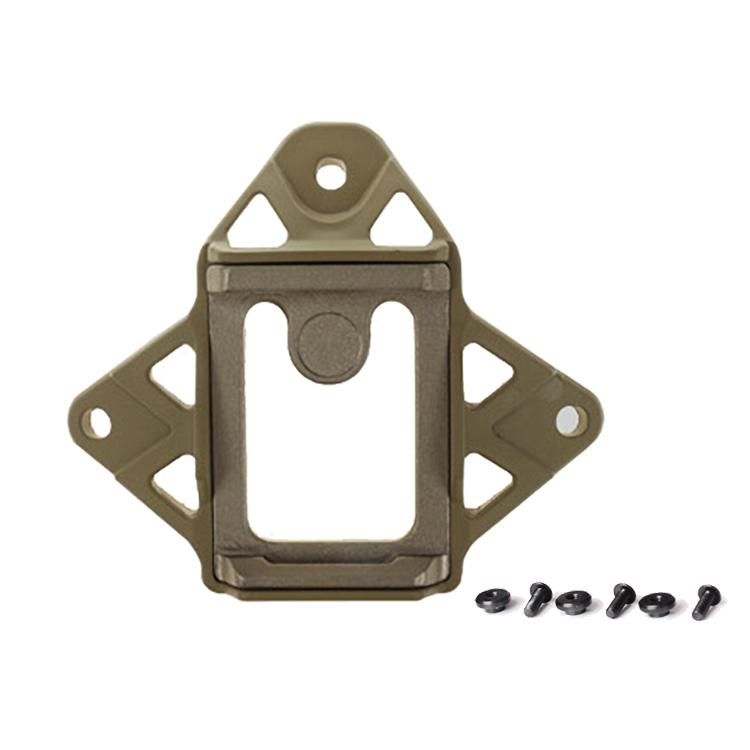 Aluminum Tactical NVG Mount Wilcox style 3 Hole VAS Shroud  for ACH / MICH / PASGT Helmet