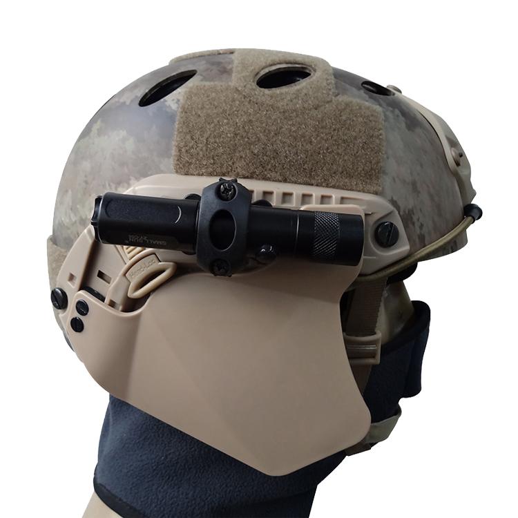 FAST helmet accessories Single Clamp for 0.83' /1' Flashlight light mount clip light holder