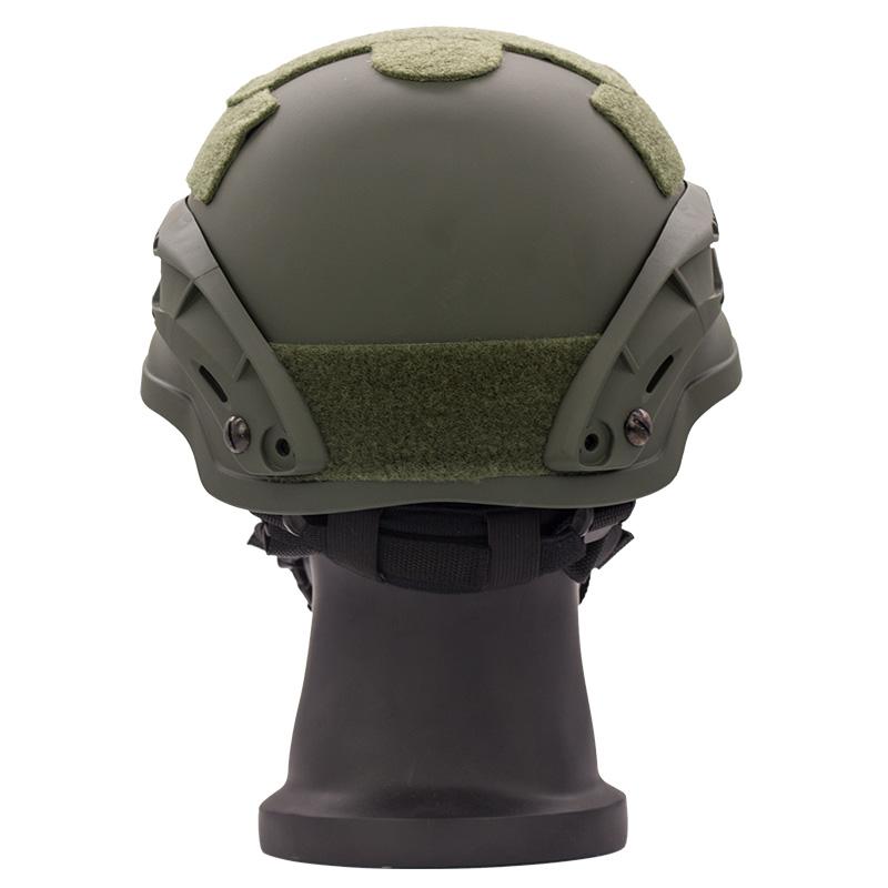 MICH 2002 ACH tactical helmet with NVG mount and side rail