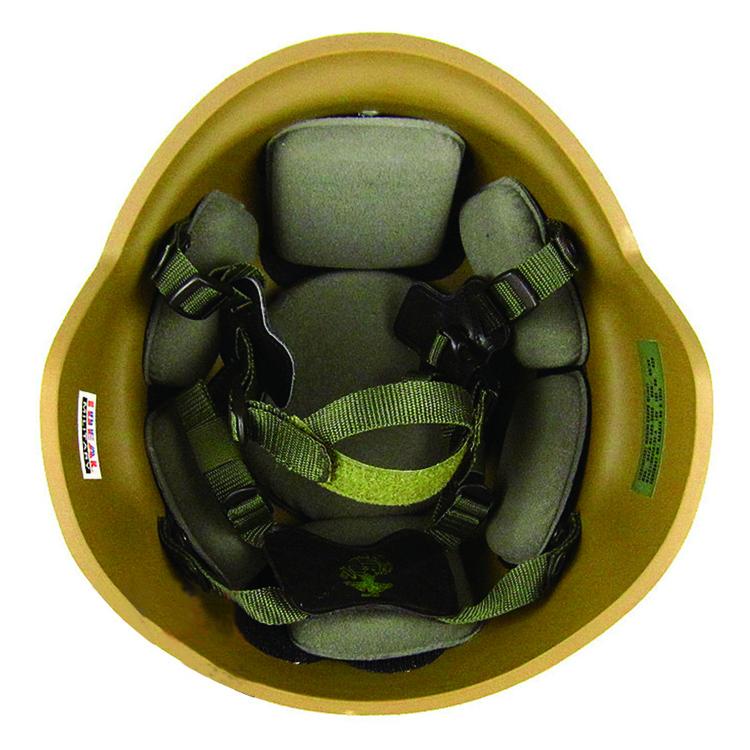 Nylon Leather Material Chin Strap 4 Points for LWH Suspension System