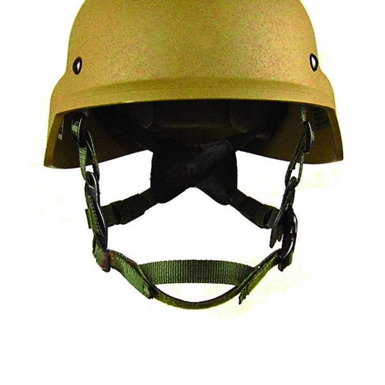 Nylon Leather Material Chin Strap 4 Points for LWH Suspension System