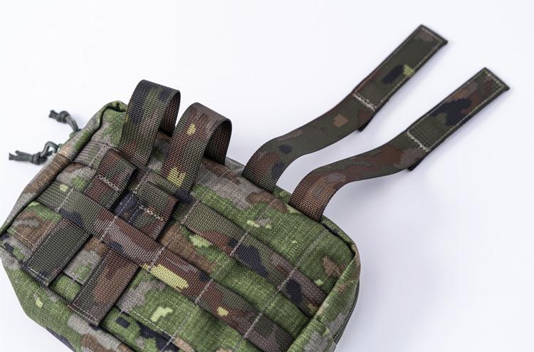 Military camouflage MAGAZINE HOLDER ZIPPER POUCH ARMY WOODLAND CAMOUFLAGE