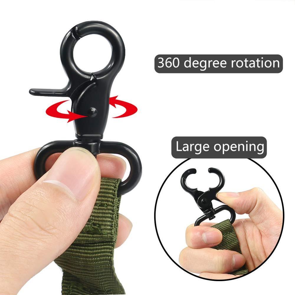 2 Point Rifle Sling/Gun Sling Adjustable Shoulder Strap with Metal Hook