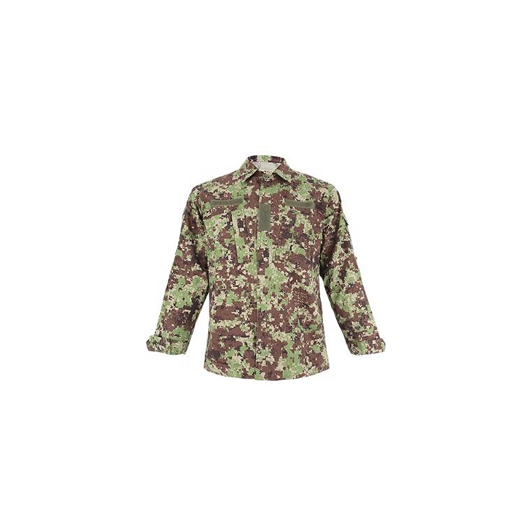 Cotton Polyester Military BDU Woodland Camo Army Uniform