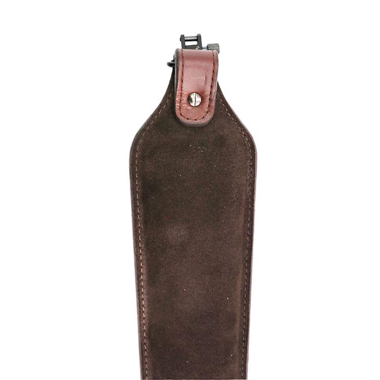 Deluxe Genuine Leather 3"  Padded Comfortable Rifle Sling w Swivel