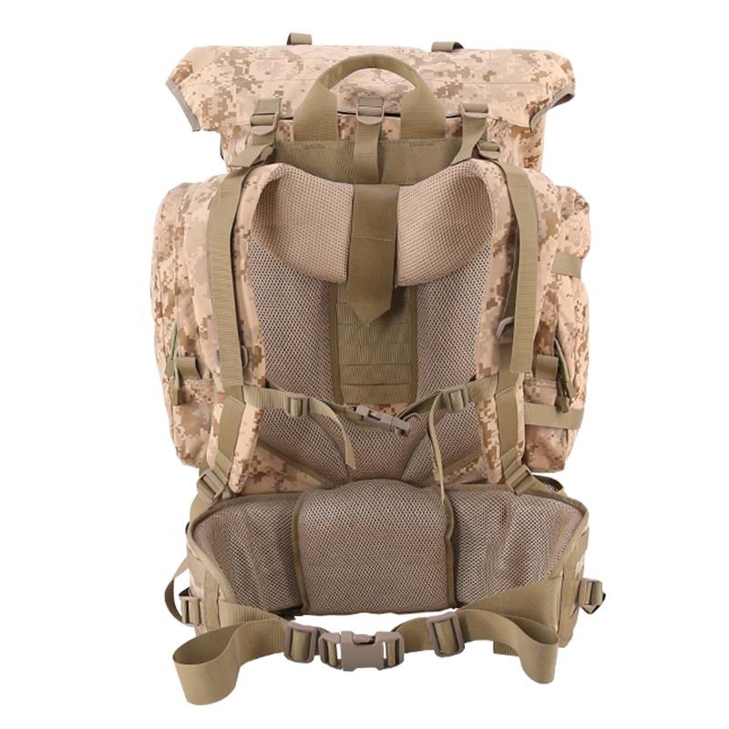 KMS 83L Tactical Desert Digital Outdoor Hiking Camping Hunting Assault Tactical Backpack