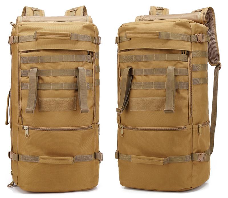 Small MOQ Large High Quality Outdoor Waterproof Army  Military Mountaineering Tactical Backpack