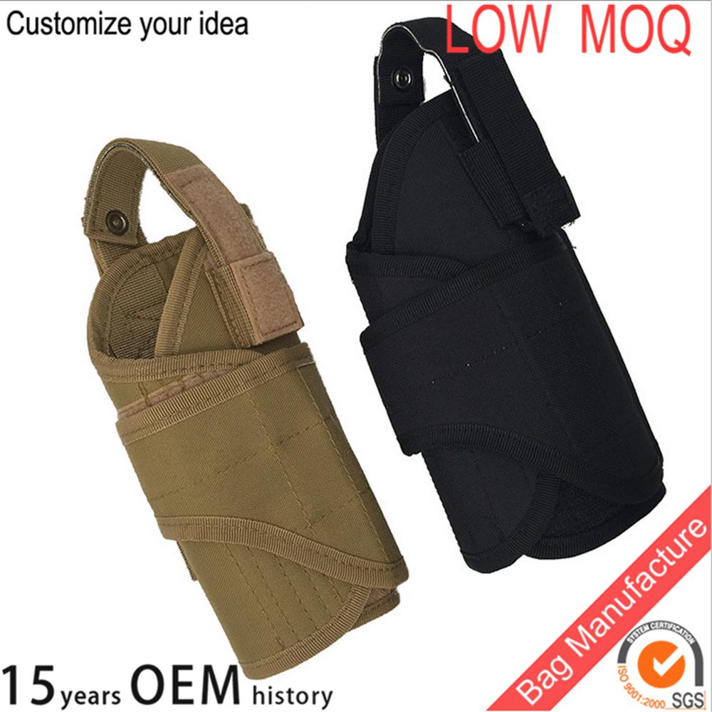 Tactical Adjustable MOLLE Waist belt Horizontal Handgun Holster