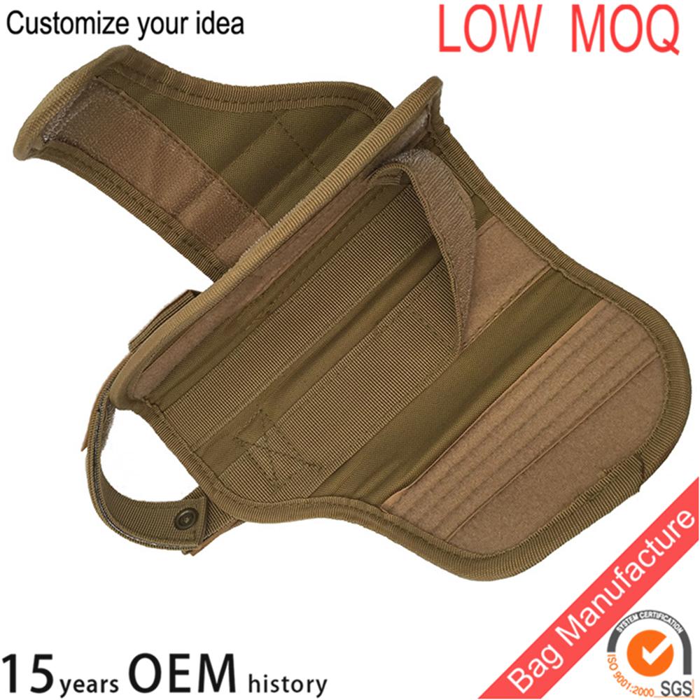 Tactical Adjustable MOLLE Waist belt Horizontal Handgun Holster