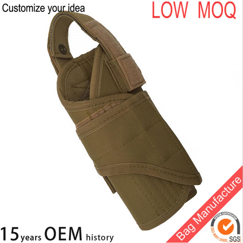 Tactical Adjustable MOLLE Waist belt Horizontal Handgun Holster