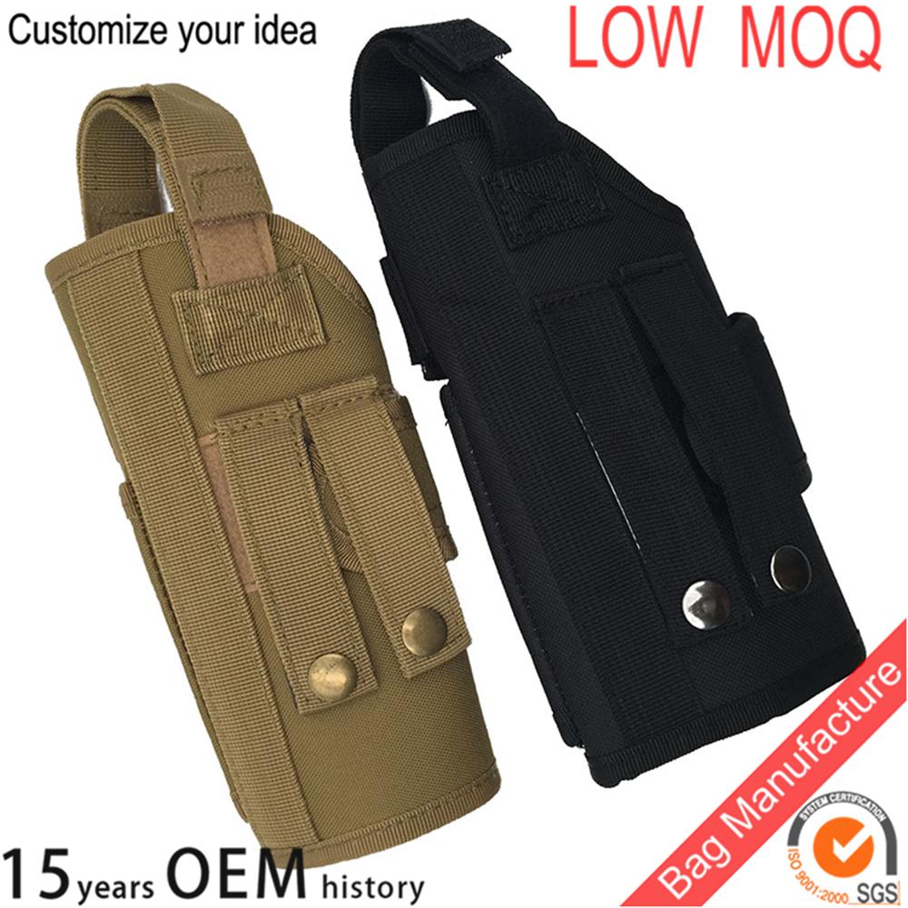 Tactical Adjustable MOLLE Waist belt Horizontal Handgun Holster
