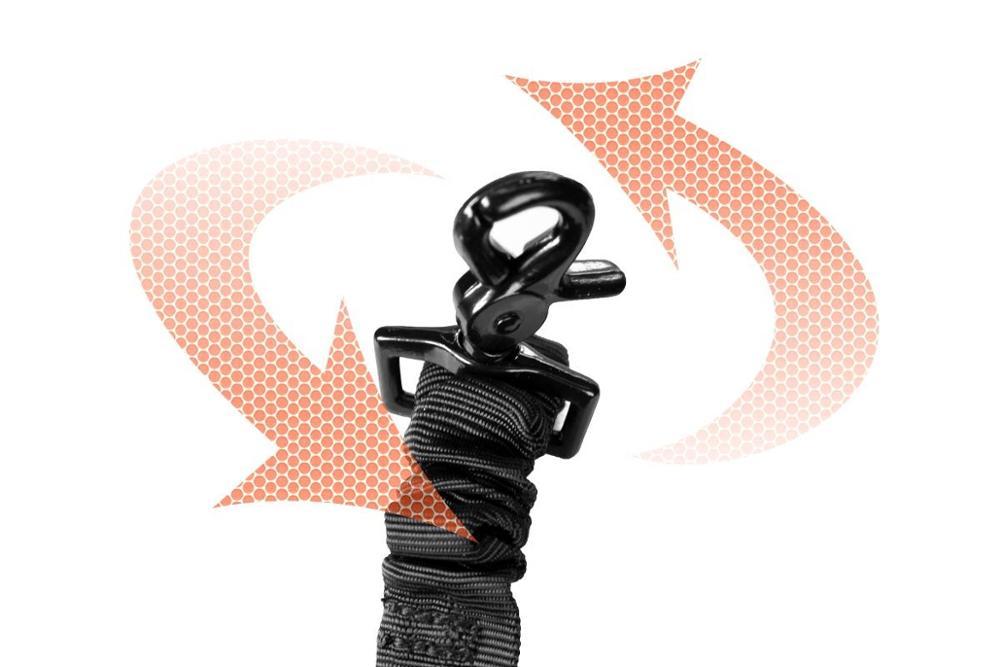 Two Point Rifle Sling Gun Shoulder Strap with Steel Clip + Lfetime Warranty