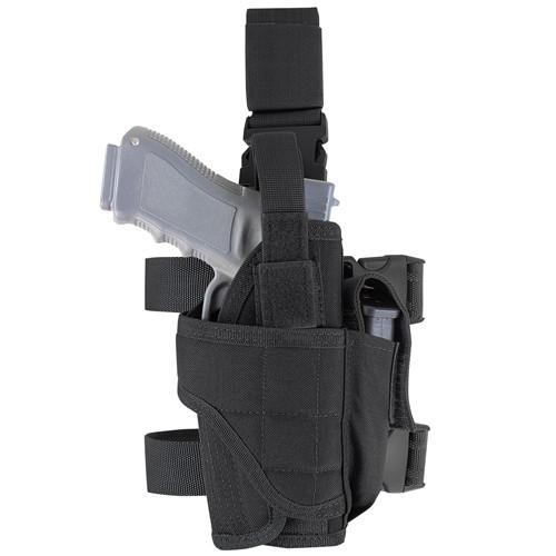 China Manufacture Police Equipement Durable Leg Tactical Nylon Gun Holster with Multi function
