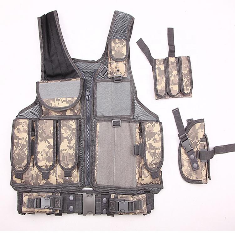 Combat Hunting Security CP Games Camouflage Military Men Airsoft Molle Tactical Vest