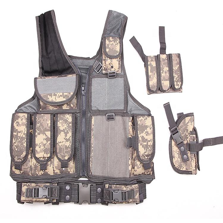 Combat Hunting Security CP Games Camouflage Military Men Airsoft Molle Tactical Vest