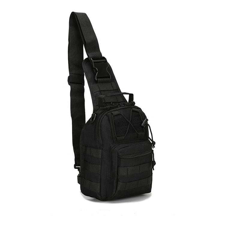 Water Resistant Tactical Shoulder Bag 1000D Outdoor Mini Military Sling Daypack Backpack