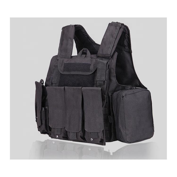 Wholesale 900D Outdoor Police Military Molle Custom Combat Black Tactical Vest