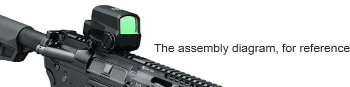 1MOA dot red/green Holographic Sight scope scratch resistant lens durable aluminum housing HK2-0089A