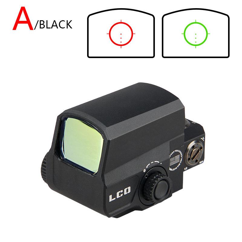 1MOA dot red/green Holographic Sight scope scratch resistant lens durable aluminum housing HK2-0089A