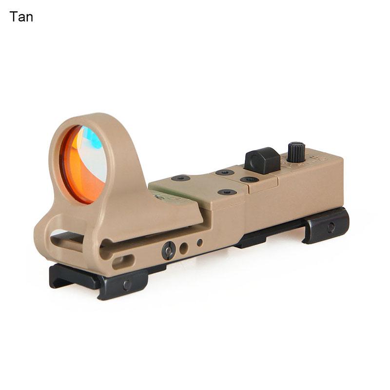 1x29 Railway Reflex Sight in anti-reflection coatings airsoft red dot scope HK2-0109