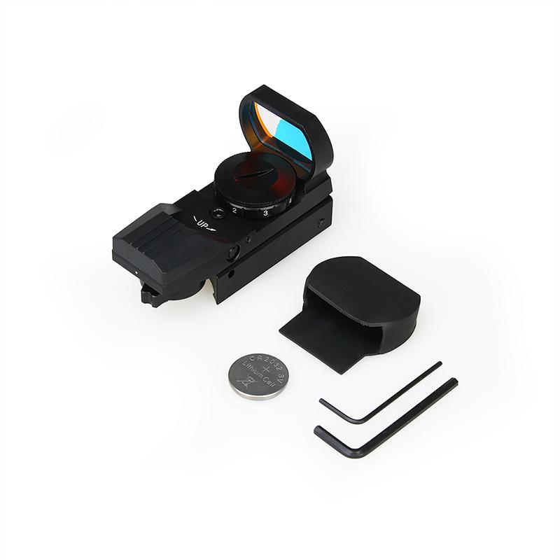 Gun 4 reticles red dot scope airsoft talctical hunting red dot reflex sight for rifle scopes HK2-0091A