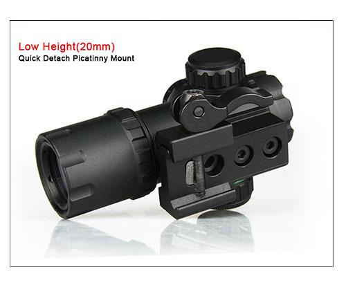 HK2-0081 1x26mm mini red dot sight / hunting red dot sight for rifle airsoft gun
