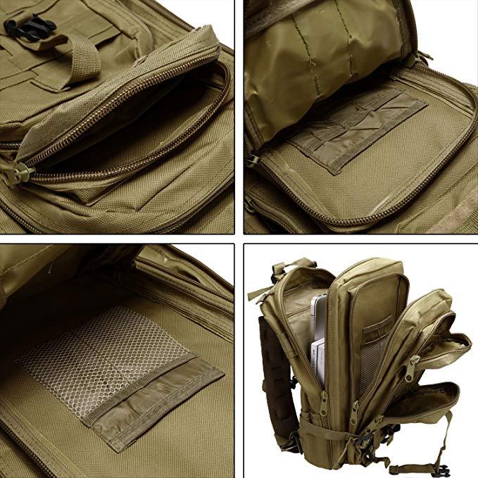 Camouflage Waterproof nylon army tactical molle military backpack
