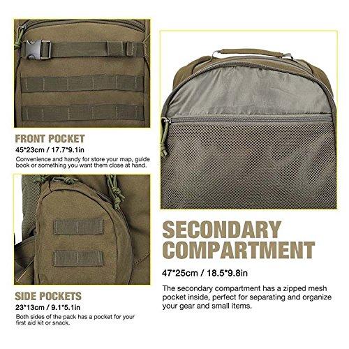 Expandable Backpack   Assault hiking bag