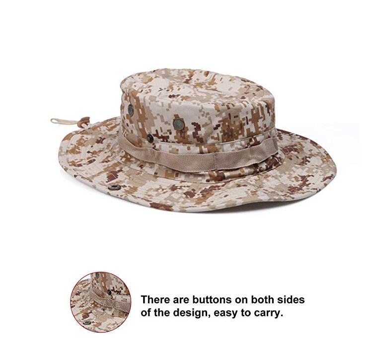 Military Washed Cotton Hats Tactical Jungle Fishing Camping Hat