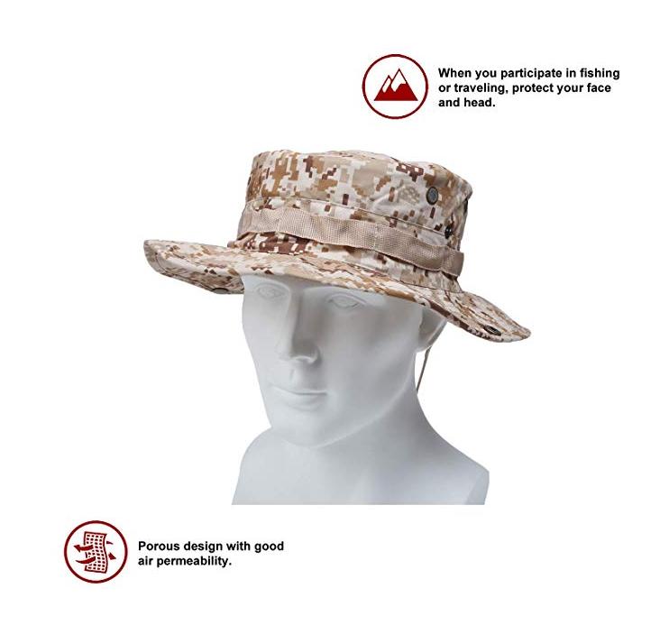 Military Washed Cotton Hats Tactical Jungle Fishing Camping Hat