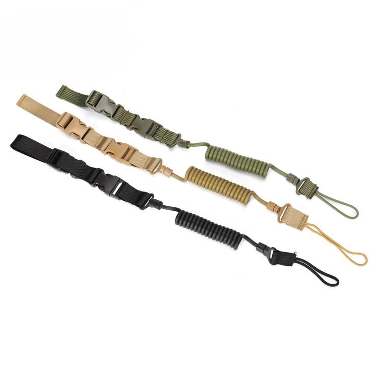 Cmart High Quality Multi-function Elastic Key Chain Lanyard,Mobile Cell Phone Lanyard,Tactical Pistol Gun Lanyard