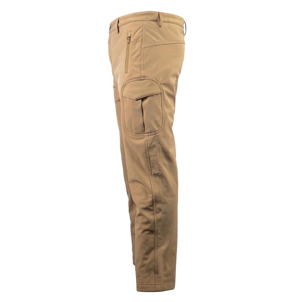 Khaki Outdoor Tactical Casual Men's Winter Fleece Pants