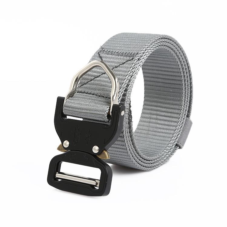 Men/Women Tactical Belt Military Style Nylon Web Belt with Heavy-Duty Quick-Release Metal Buckle