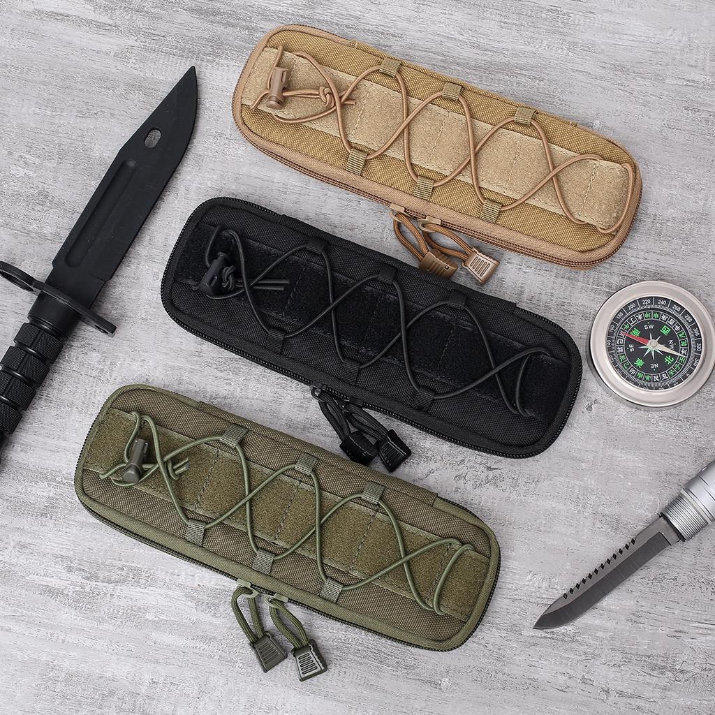 Military Molle Pouch Tactical Molle Pouch Knife Pouches Small Waist Bag Edc Tool Hunting Bags Flashlight Holder Case Airsoft