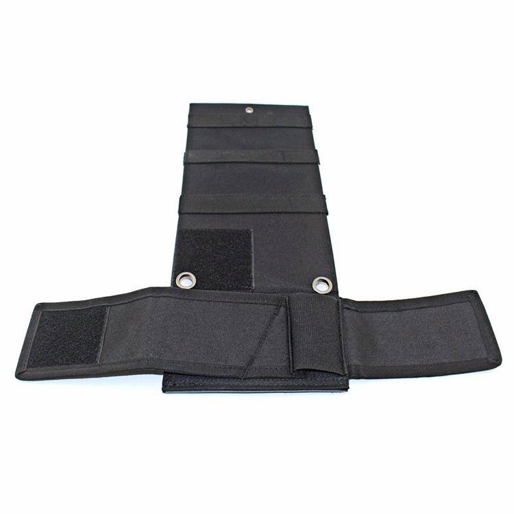 Adjustable Under Mattress Bedside Pistol Holster Car Seat Desk Closet Gun Handgun Holster with Flashlight Loop Magazine Holder