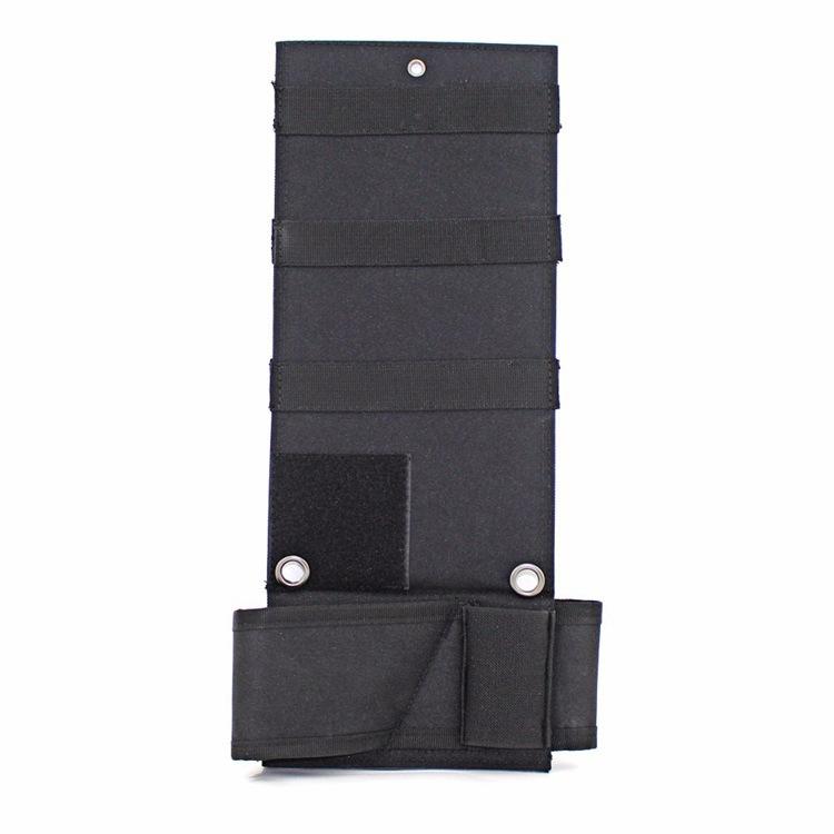 Adjustable Under Mattress Bedside Pistol Holster Car Seat Desk Closet Gun Handgun Holster with Flashlight Loop Magazine Holder