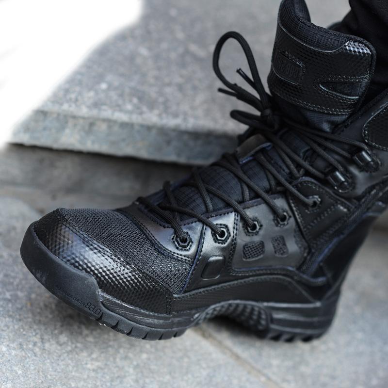Force Military Boots Men's Tactical Shoes /Combat Genuine Leather Army Sapatos Camping/ Waterproof Sport Wear ZD050