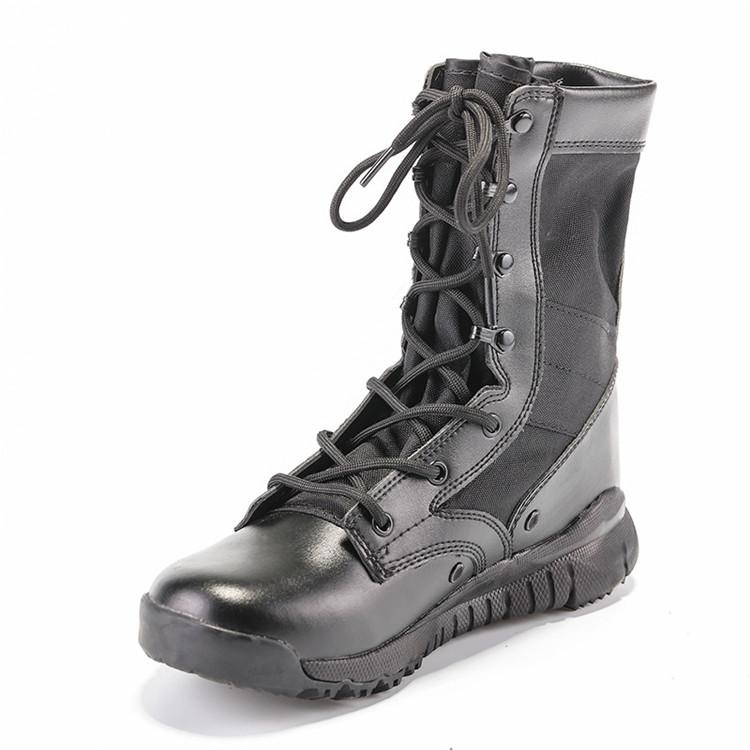 Top Quality Black Military Lace Up Mid Calf Combat Boot Men Tactical Up Sizemagnum Police Tactical Boots